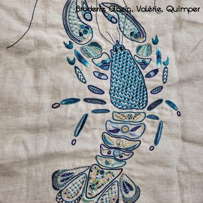 Nouvelle brochette de homards.